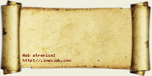 Jovana Dimitrijević vizit kartica